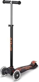 Micro Maxi Micro Deluxe LED Kickboard schwarz/orange