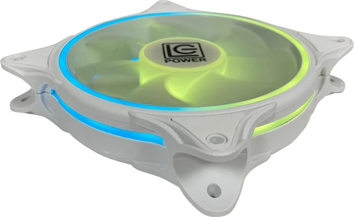 LC-Power Case Fan 120mm ARGB, weiß, 120mm