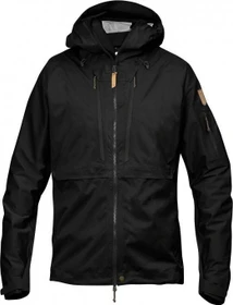 Fjällräven Keb Eco-Shell Funktionsjacke schwarz (Herren)