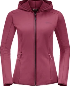 Jack Wolfskin Baiselberg Hoody FZ Jacke sangria red (Damen)