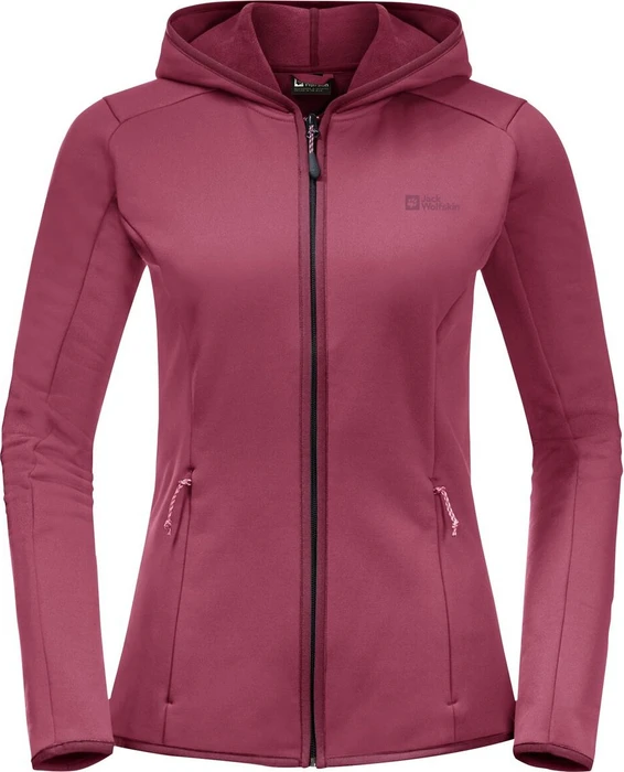 Jack Wolfskin Baiselberg Hoody FZ Jacke sangria red (Damen)