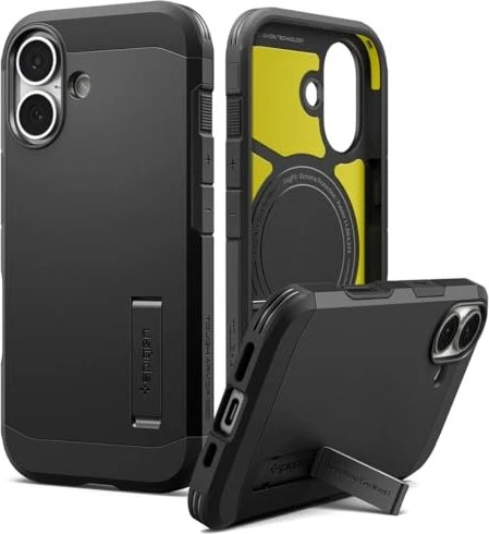 Spigen Tough Armor T (MagFit) für Apple iPhone 17 schwarz
