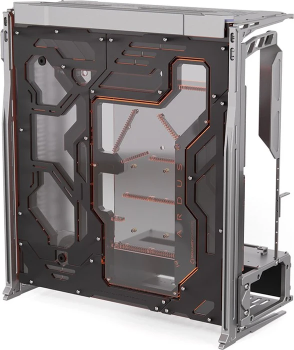 Singularity Computers Spectre 3.0 Ardus, silber, Acrylfenster