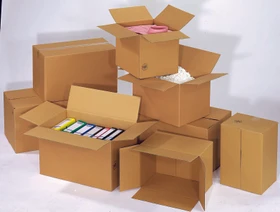 Nestler Versandkarton Wellpap-Faltkartons, 443x323x278mm, braun, 20er-Pack