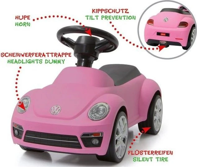 Jamara VW Beetle pink