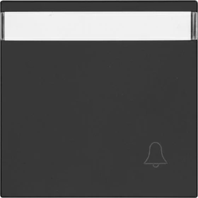 Opus Wippe mit Beschriftungsfeld und Klingel-Symbol, anthrazit
