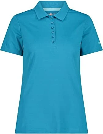 CMP Einfarbiges Pique Poloshirt kurzarm hawaian (Damen)