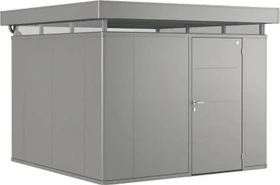 Biohort CasaNova 3x3 Gerätehaus Türanschlag rechts quarzgrau-metallic