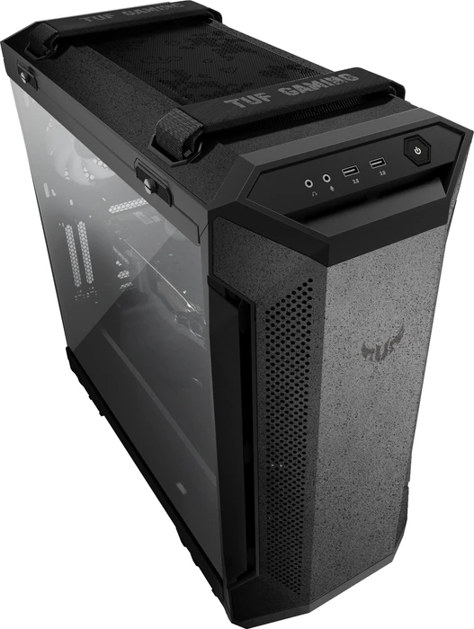 ASUS TUF Gaming GT501, schwarz, Glasfenster