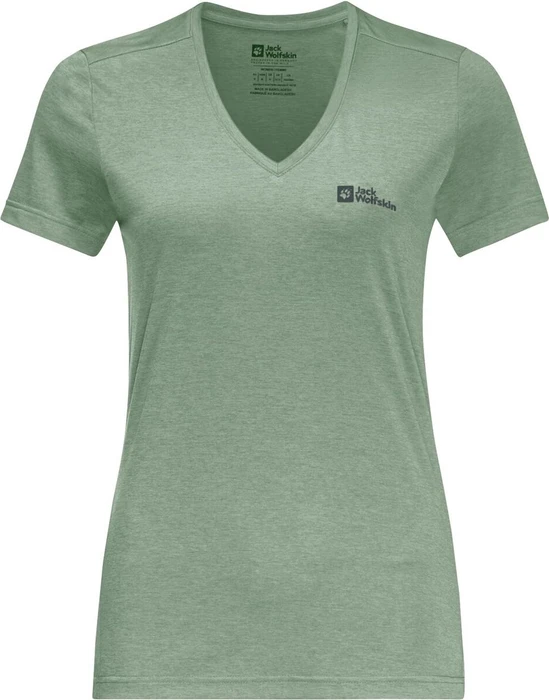 Jack Wolfskin Crosstrail Funktionsshirt kurzarm eucalyptus (Damen)