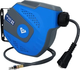 Brilliant Tools Druckluft-Wandschlauchaufroller, 10m