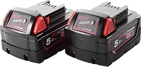 Milwaukee M18 B5 Werkzeug-Akku 18V, 5.0Ah, Li-Ionen [5.0Ah] [90Wh]