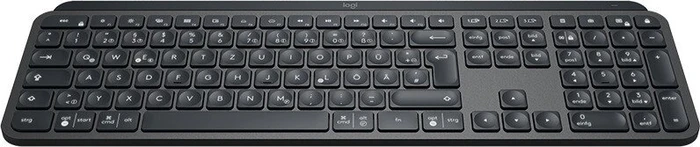 Logitech MX Keys, schwarz, USB/Bluetooth, DE