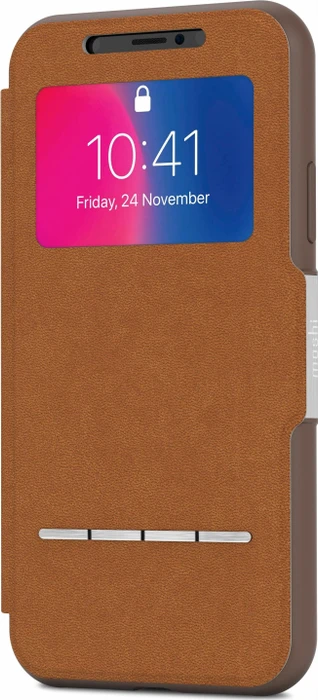 Moshi Sensecover für Apple iPhone X/XS braun