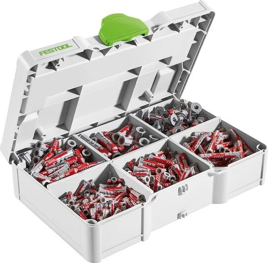 Festool SYS3 S 76-DBL-Set Dübel-Sortiment inkl. Systainer, 560 Stück (578113)