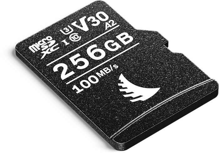 Angelbird AV PRO microSD V30 R100/W90 256GB Kit, UHS-I U3, A2, Class 10