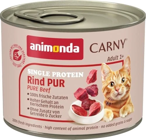 animonda Carny Single Protein Rind Pur, 1.20kg (6x 200g)