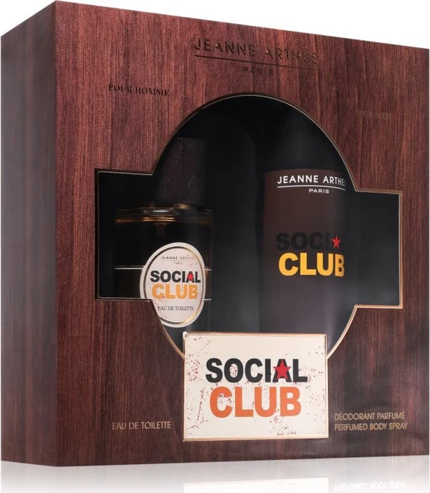 Jeanne Arthes Social Club EdT 100ml + Deo Spray 200ml Duftset
