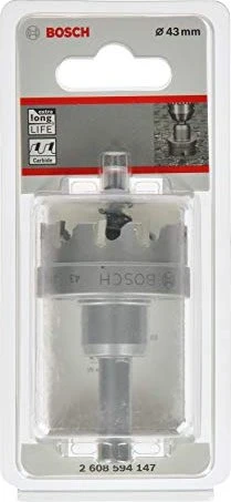 Bosch Professional Precision for Sheet Metal TCT Lochsäge, 43x5mm, 1 Stück