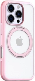 Torras Ostand R Fusion Case für Apple iPhone 16 Pro pink