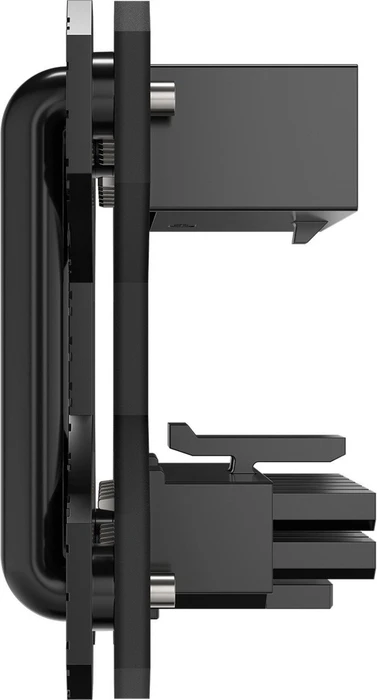 Corsair 12V-2x6 Winkeladapter 180°, PCIe 5.1 GPU Power Bridge, Stil B, Sense Pins außen, schwarz