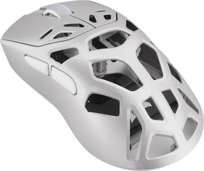 Corsair Sabre v3 Pro PureVector MG Ergo Ultralight Wireless, Magnesium, weiß, USB