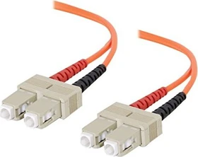 C2G LWL Duplex Kabel, OM1, 2x SC Stecker/2x SC Stecker, 3m, orange