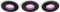 Philips Hue White and Color Ambiance Xamento Einbauleuchte rund schwarz, 3 Stück Vorschaubild