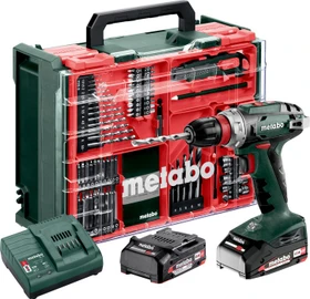 Metabo BS 18 Quick Akku-Bohrschrauber inkl. Koffer + 2 Akkus 2.0Ah + Zubehör