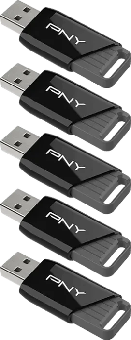 PNY Attaché X 32GB, USB-A, USB 3.2 Gen 1×1, 5er-Pack