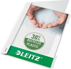 Leitz Standard Schnellhefter Plastik, A4, weiß, 25er-Pack
