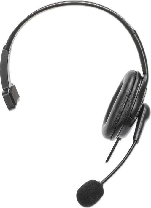 Manhattan Mono USB-Headset mit reversiblem Mikrofon