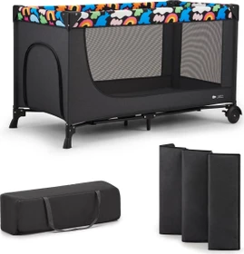 Kinderkraft Joy 2 2in1 Reisebett happy-shapes