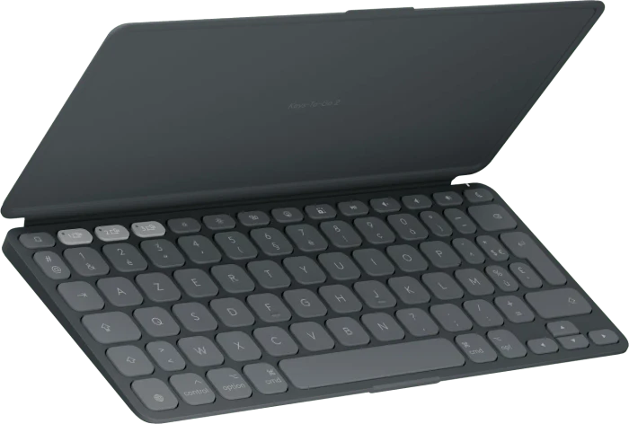 Logitech Keys-To-Go 2 für iPad, Grafit, Bluetooth, FR