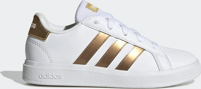 adidas Grand Court Sustainable Lace cloud white/matte gold (Junior)