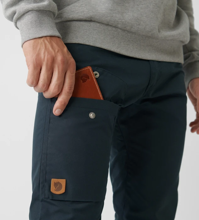 Fjällräven Greenland Jeans Regular Hose lang dark navy (Herren)
