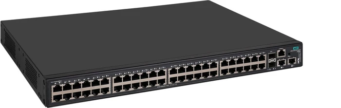 HPE FlexNetwork 5140 EI 48G Rackmount Gigabit Managed Switch, 50x RJ-45, 2x SFP+, 370W PoE+