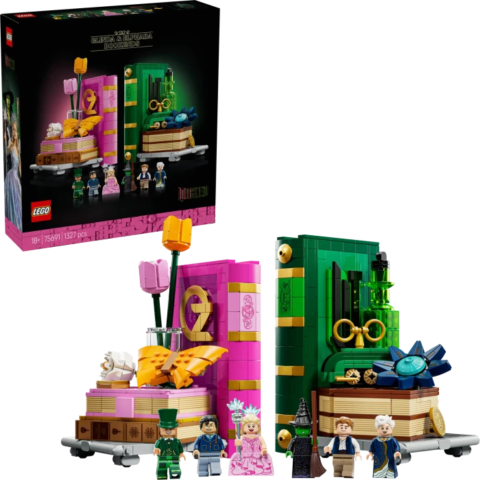 LEGO Wicked - Glinda und Elphaba Bücherstützen