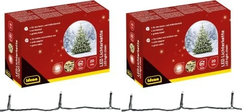 Idena LED Lichterkette warmweiß