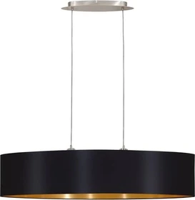 Eglo Maserlo Pendelleuchte/Schirmleuchte 78x22cm schwarz/gold