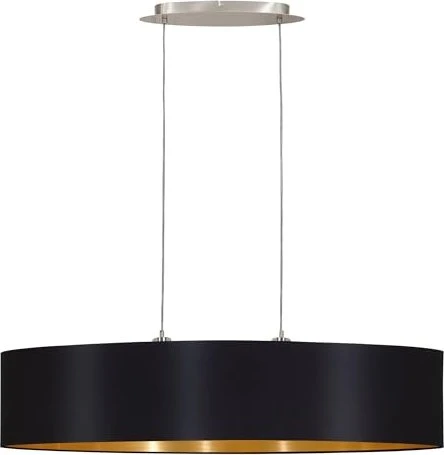 Eglo Maserlo Pendelleuchte/Schirmleuchte 78x22cm schwarz/gold