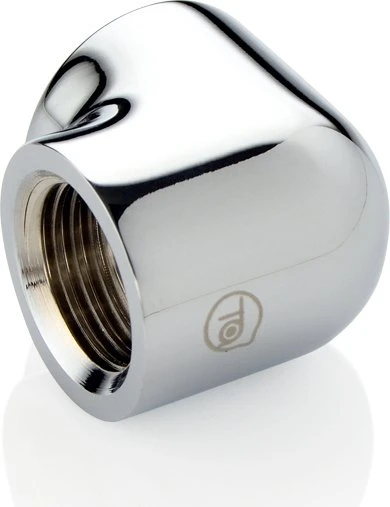 Bitspower Touchaqua Verbinder 90° 2x G1/4" female, Glorious Silver, 2er-Pack