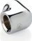 Bitspower Touchaqua Verbinder 90° 2x G1/4" female, Glorious Silver, 2er-Pack Vorschaubild