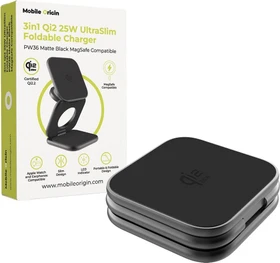 Mobile Origin 3in1 UltraSlim Foldable Charger PW36 schwarz