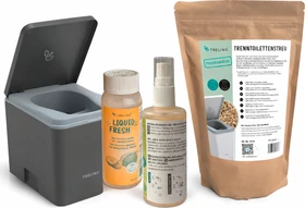 Trelino Evo L tragbare Toilette mit Füllstandsanzeige Campingtoilette anthrazit