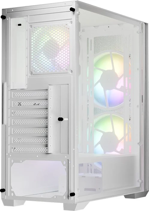 LC-Power Gaming 717W Meshwork_L Light, weiß, Glasfenster