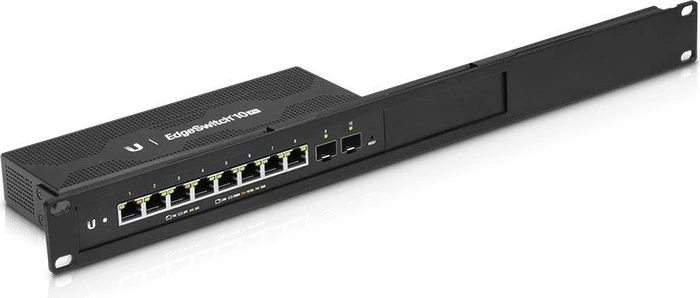 Ubiquiti EdgeSwitch 10 XP Desktop Gigabit Managed Switch, 8x RJ-45, 2x SFP, 15W passiv PoE