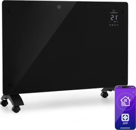 Klarstein Bansin Crystal Smart Standkonvektor schwarz