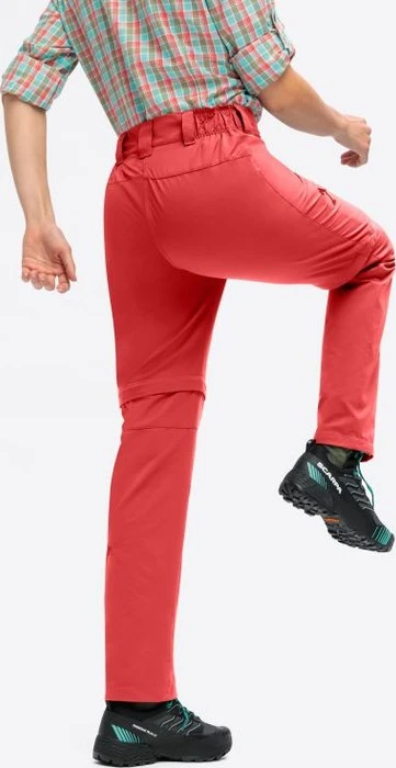 Maier Sports Nata Loop Zip-Off Hose lang red orcher (Damen)