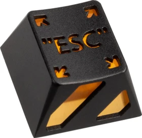 Zomoplus Keycap ESC, Aluminium, orange/schwarz, 1 Taste